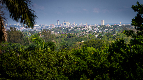 View of Havana from the back terrace of Hemingway's mountain home